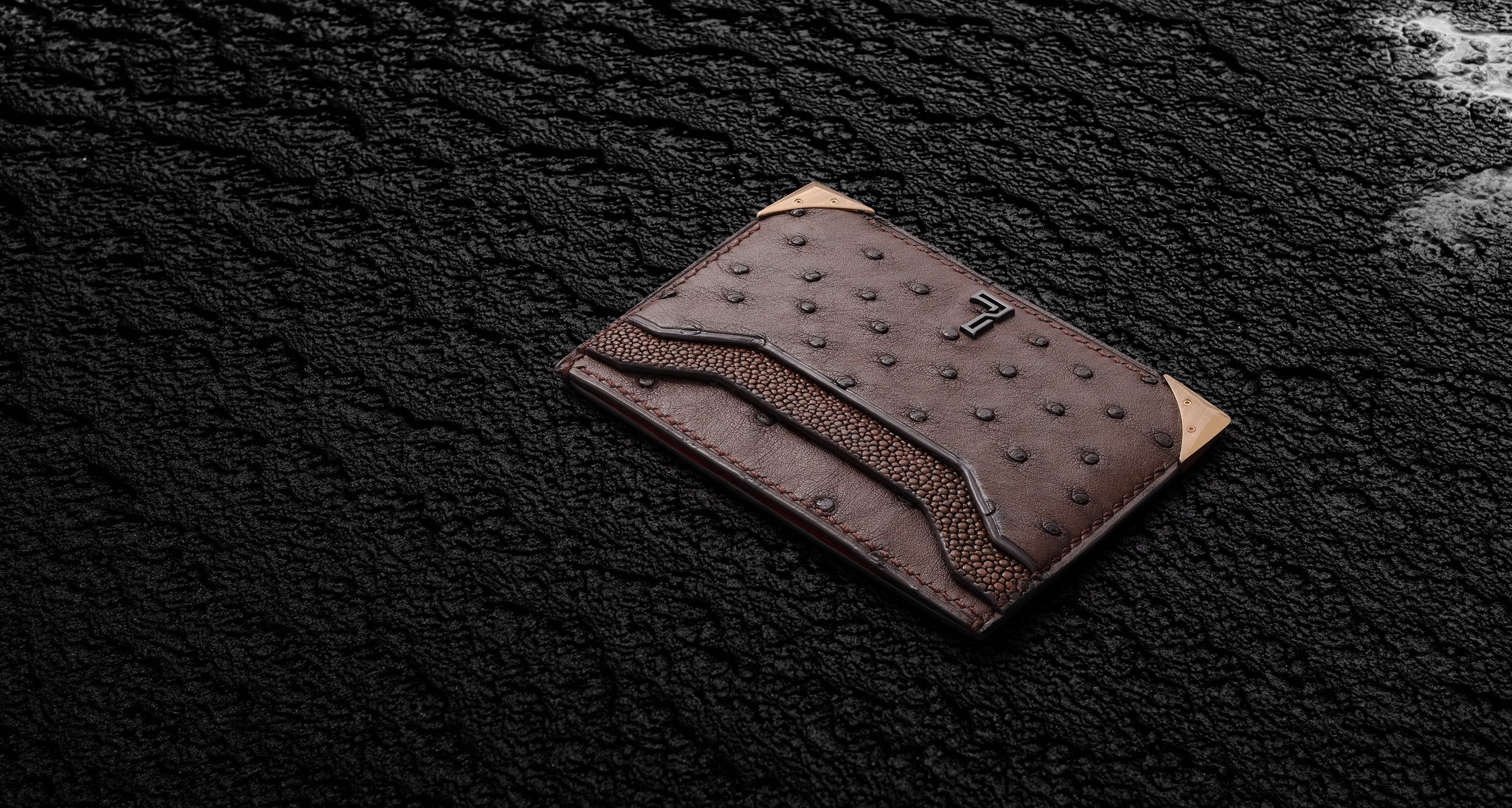sleeves bags card holder exotic animal skin Filium Print Leather Cardholder horse girl accessory Precious Materials LAGARTO Handmade