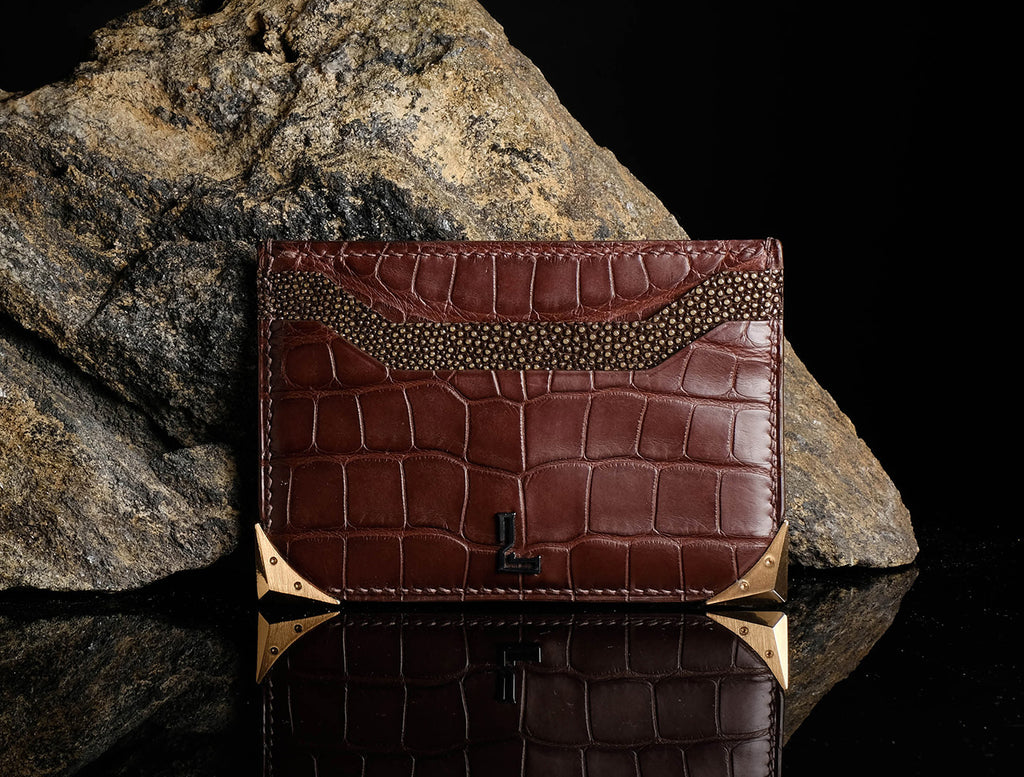 Precious Materials LAGARTO Handmade Exotic Leather Wallets Precious Materials LAGARTO Handmade Exotic Leather Wallets