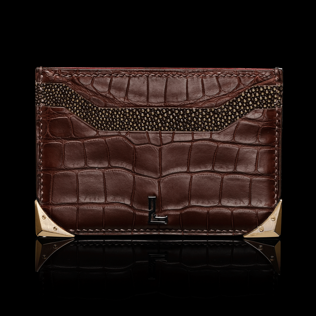 Cronus Alligator Wallet 18ct Gold – LAGARTO